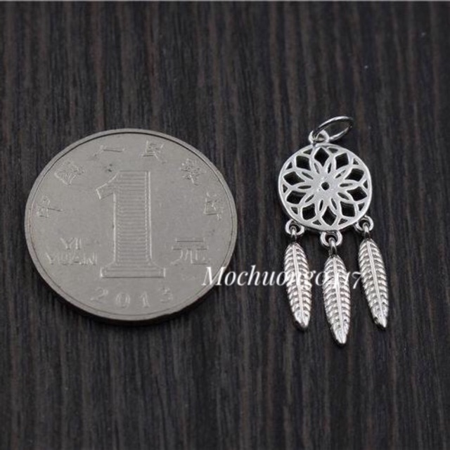 [DIY S925] Charm bạc treo dreamcatcher - TH195