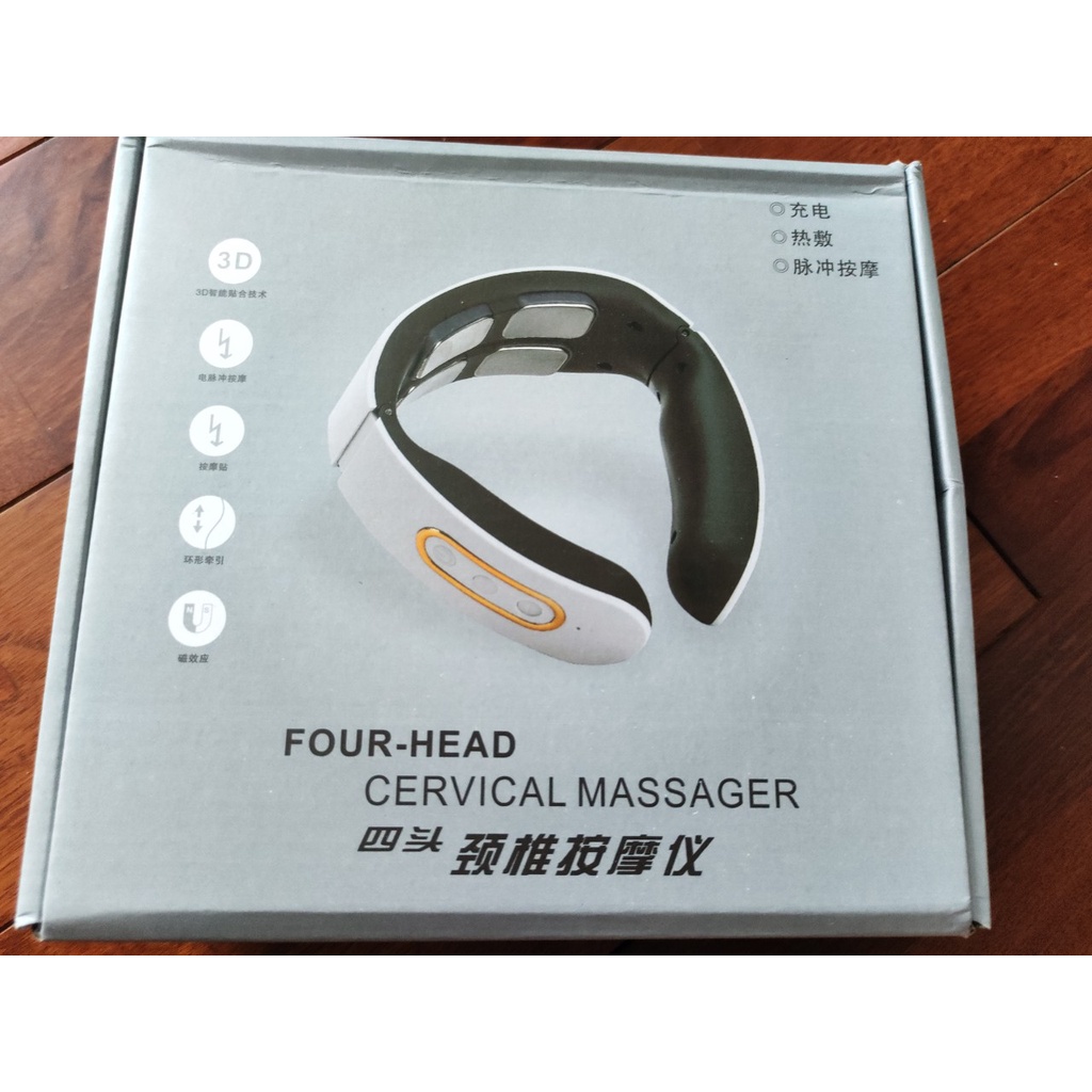 Máy Mát Xa Cổ 6 Chế Độ Và 9 Cường Độ Với Khả Năng Làm Nóng Dùng Tại Nhà, Văn Phòng, Xe Hơi