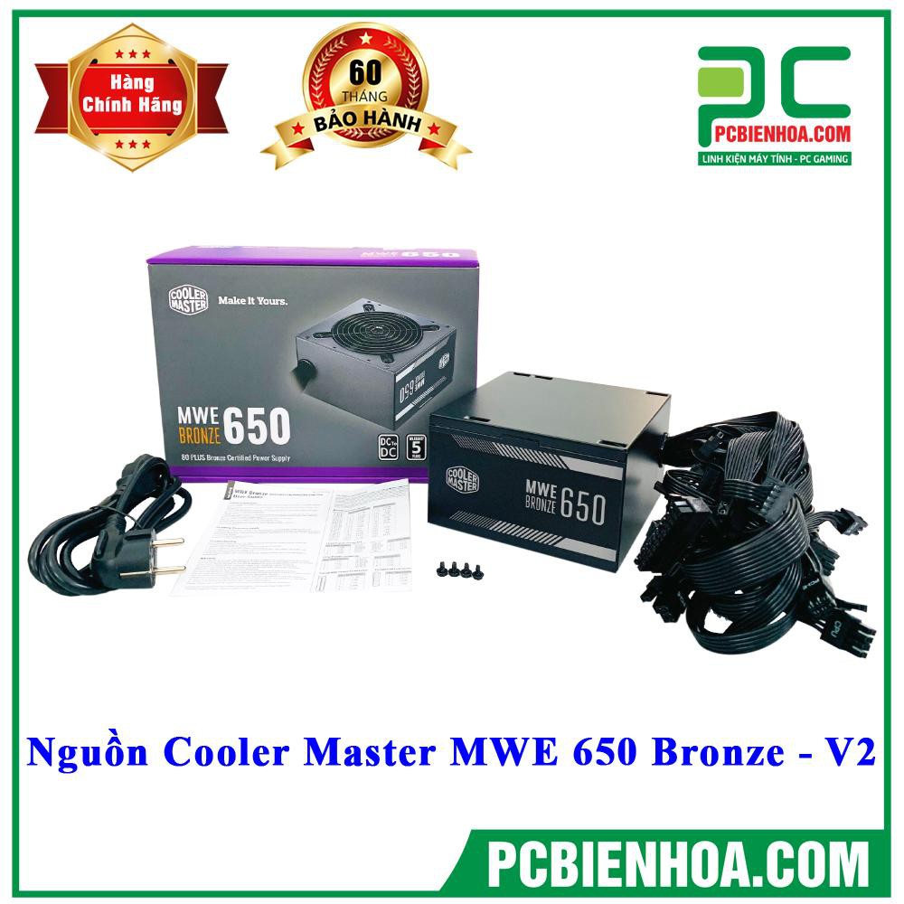 NGUỒN Siêu phẩm 2020 COOLER MASTER MWE 650 BRONZEV2