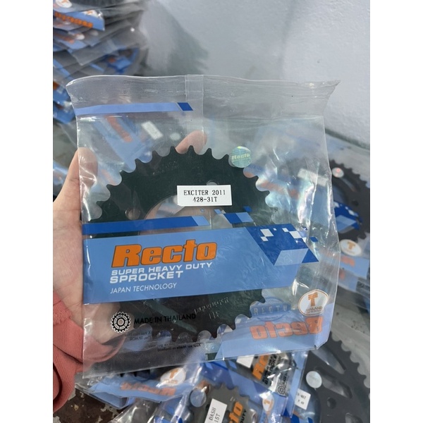 Dĩa tải recto Thái Lan exciter 135 4 số, 5 số size 31-43