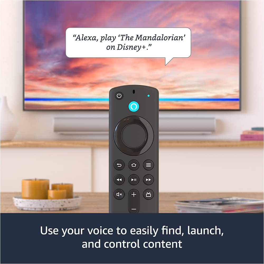 Fire TV Stick 4K  Thiết bị trình chiếu TV của Amazon có trợ lý ảo Alexa với remote kèm theo