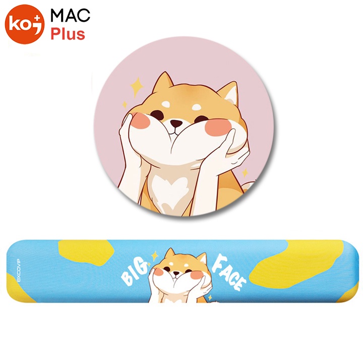 Miếng Lót Chuột & Kê Tay Bàn Phím Cún Corgi Big Butt Đệm Silicone (Mouse Pad, Văn Phòng, Lót Chuột Dễ Thương,...)