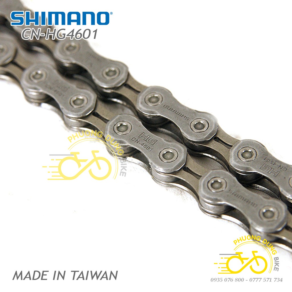 Xích sên bán rỗng xe đạp SHIMANO TIAGRA CN-4601 10 Speed - Hàng chính Hãng