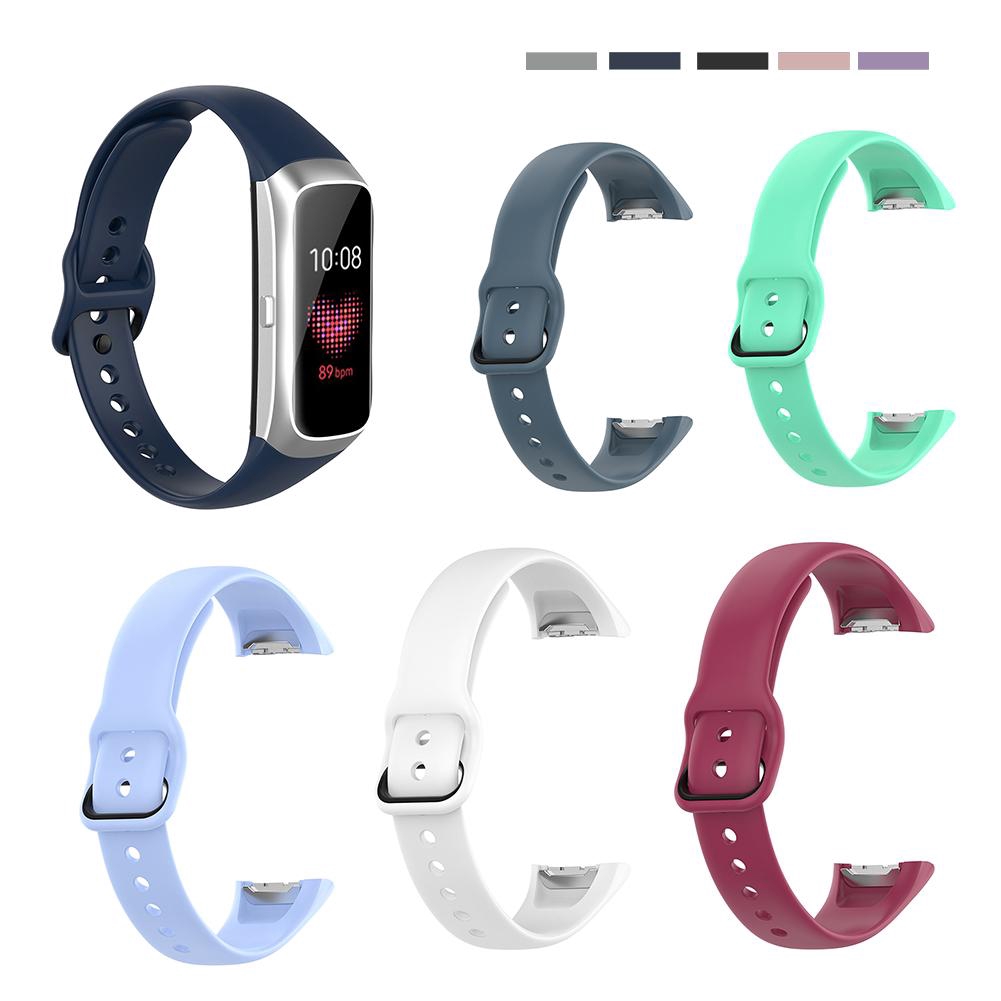 Dây Đeo Silicon Chống Nước Cho Đồng Hồ Thông Minh Samsung Galaxy Fit Sm-R370