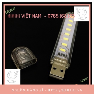 [NGUỒN SỈ 11]ĐÈN LED 8 BÓNG SIÊU SÁNG CỔNG USB. LOẠI 1