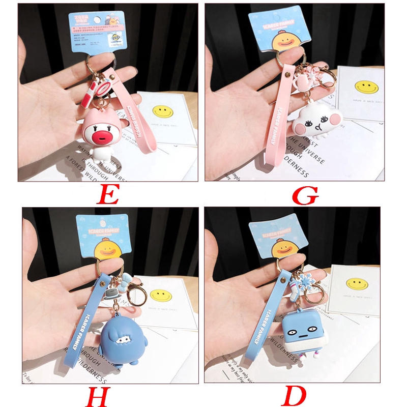 Móc khóa hình nhân vật hoạt hình sáng tạo dễ thương