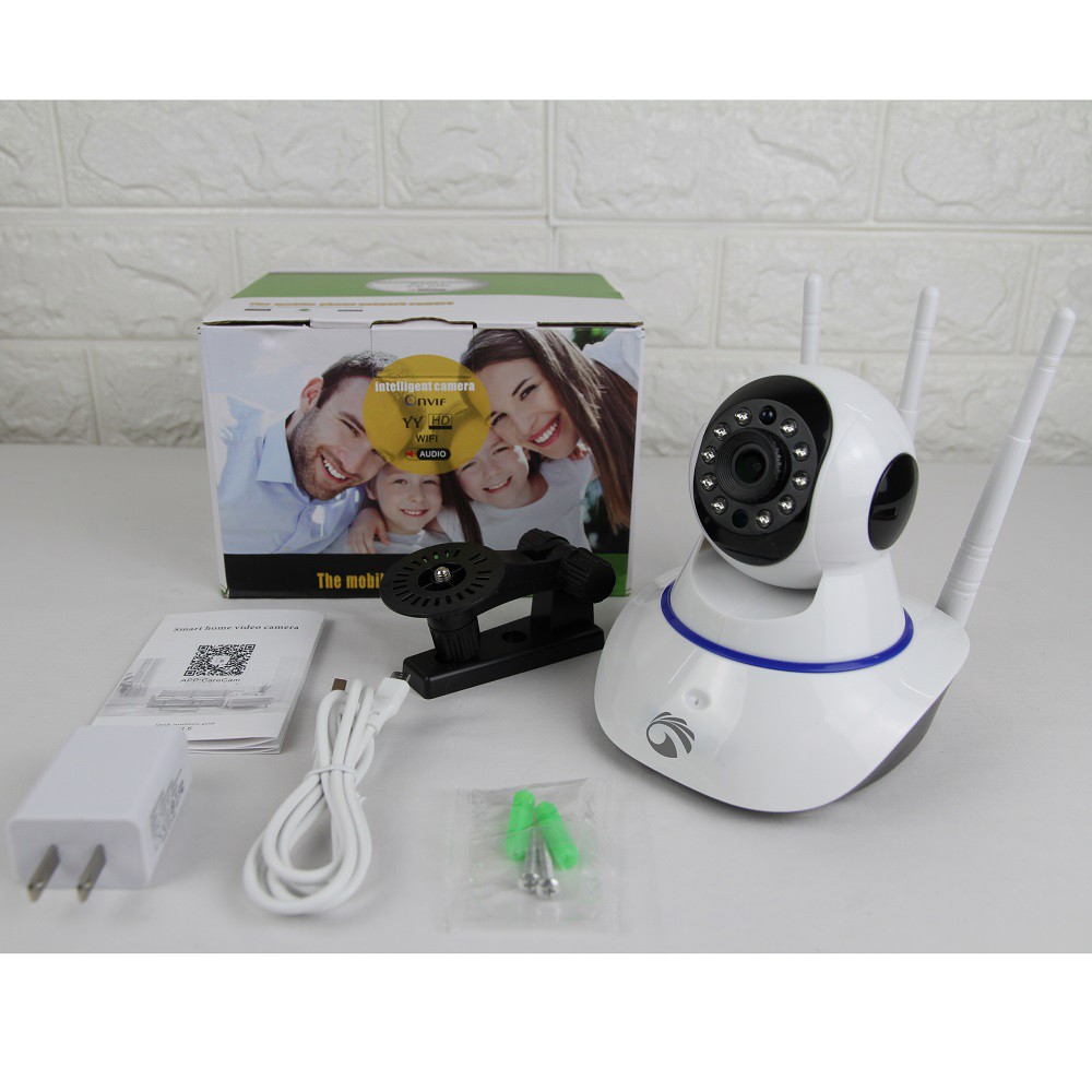 Camera ip wifi Fullhd 2.0 MP thế hệ mới Carecam bản thay thế yoosee 3 râu mới nhất 2020