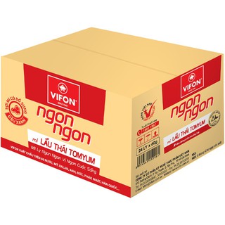 Thùng 24 cốc Mì Vifon Ngon Ngon 60g có thể mix các vị