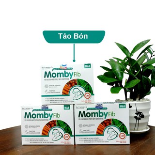 Combo Liệu Trình 1 tháng Táo Bón cốm vi sinh Momby Fib hỗ trợ nhuận tràng, hết táo bón