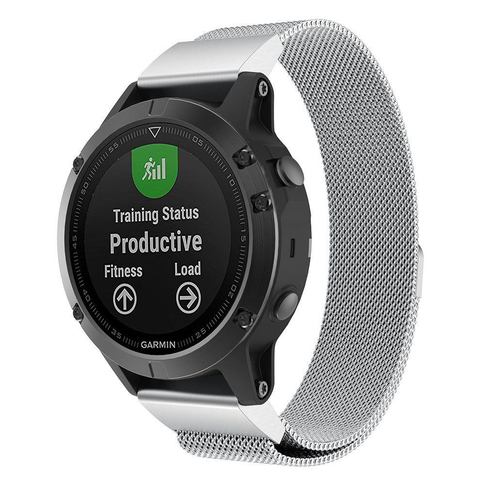 Dây đeo tháo nhanh chóng vừa vặn bằng thép không gỉ Milanese dành cho Garmin Fenix 5 5X 5s 6 6X 6S 935 945 Instinct