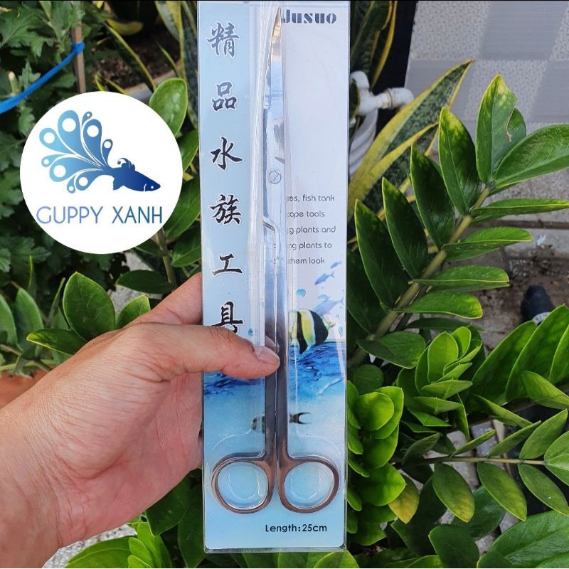 Bộ Dụng Cụ Thủy Sinh - Nhíp , Kéo, Cây Cạo Nền Đất ... Chất Liệu Hợp Kim Inox Chống Rĩ Sét - Thương Hiệu Jusou