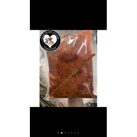 Gan gà tươi ngon cho chó mèo túi 1kg