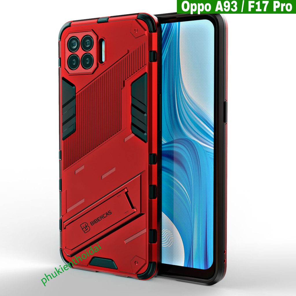 Ốp lưng Oppo A93 / F17 Pro / Oppo A36 Iron Man Ver 2 chống sốc giá đỡ xem phim cao cấp bảo vệ camera