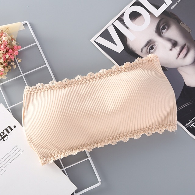 Áo Ngực Nữ Bra Quây Ngực - Không Dây - Vải Cotton Mịn Nâng Cố Định Ngực