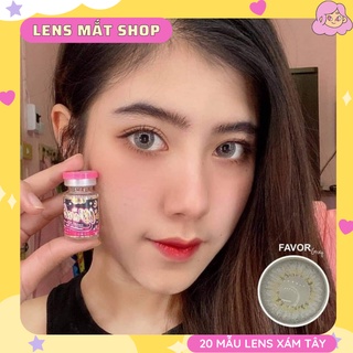 20 mẫu lens xám tây hot 2021.🔥 hàng loại 1 🔥 combo lens mắt chính hãng 3 size giãn to, ít, không giãn
