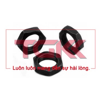 Đai ốc mỏng thép đen 8.8 (M5-M14)