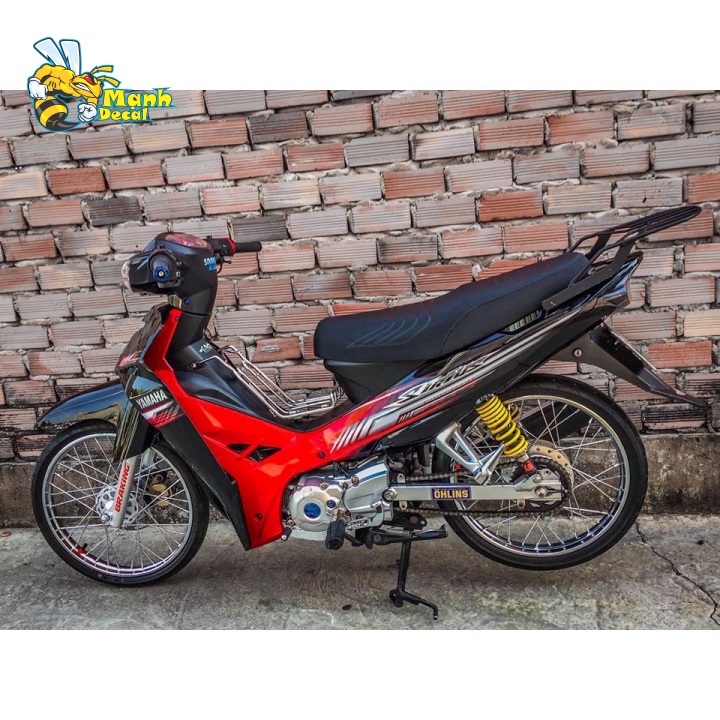Ten rời xe sirius đỏ đen