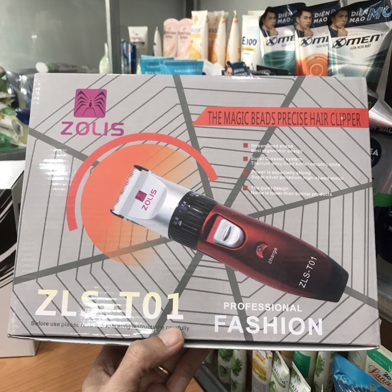 Tông Đơ Cắt Tóc-2 Pin Sạc-Đầy Đủ Phụ Kiện Đi kèm