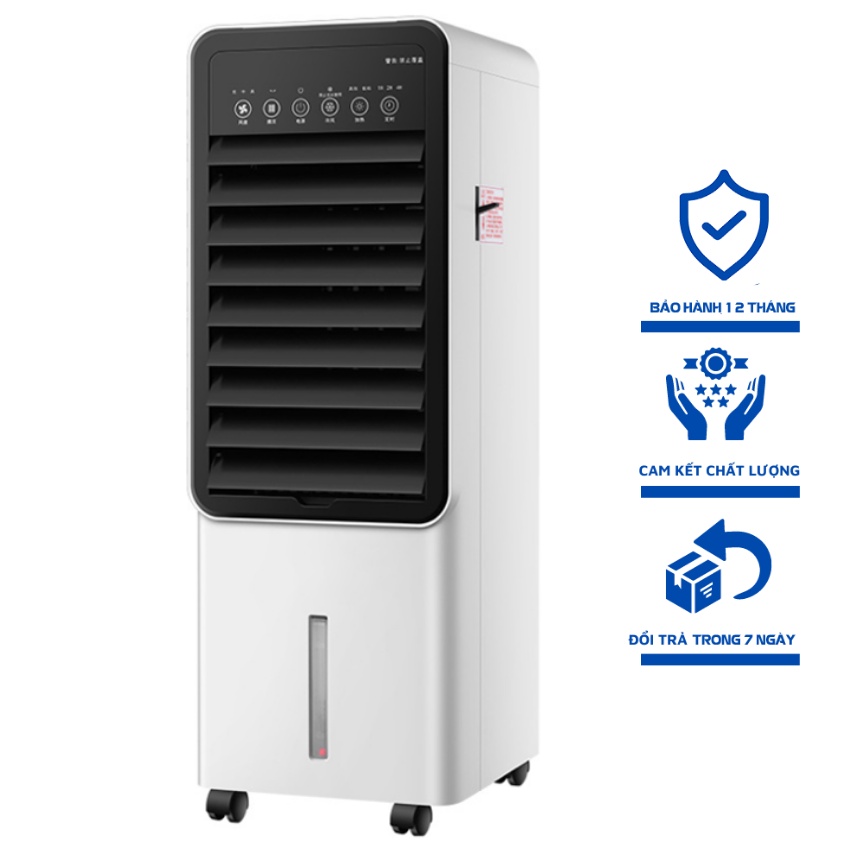 Quạt điều hòa tích hợp quạt sưởi 2 chiều_Điều khiển từ xa_dáng đứng cao cấp - Đầu xoay góc rộng đa năng