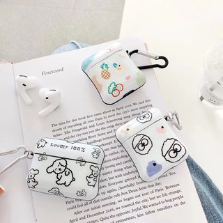 Apple Airpods 1/2 Airpods pro Case Cartoon painting without earphone