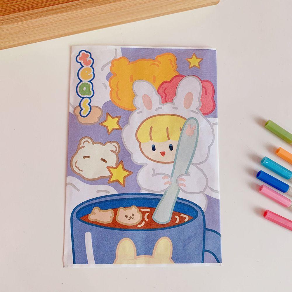 Bộ 10 Túi Giấy Đựng Quà Kẻ Sọc Nhiều Màu Sắc