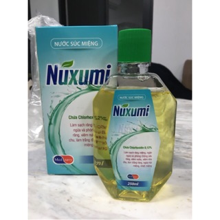 Nước súc miệng sát khuẩn chlorhexidine 0.12% Nuxumi