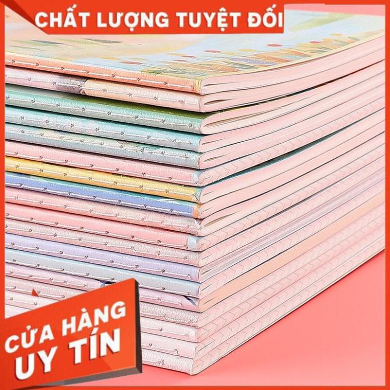 Vở viết kẻ ngang A5,B5 cute 40 trang phong cách vintage - MỘC XINH