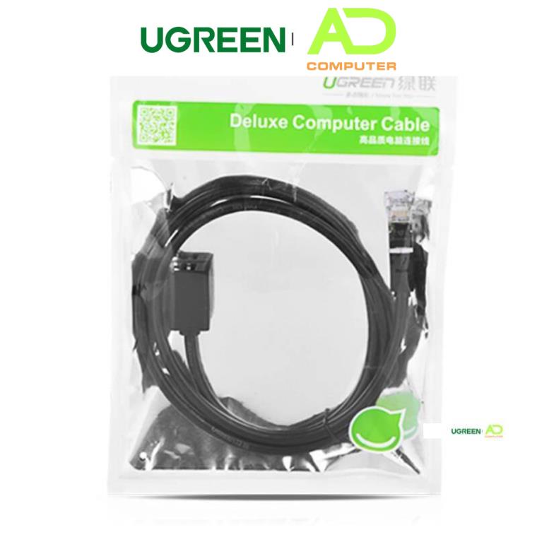 Cáp mạng kéo dài CAT6 UTP hai đầu RJ45 một đầu cái một đầu đực chính hãng UGREEN NW112