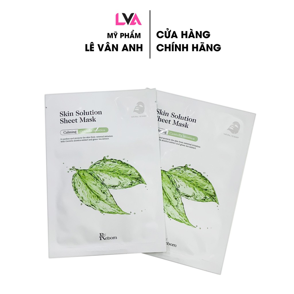 Mặt nạ giấy Hàn Quốc Reborn Skin Solution Sheet Mask - Hộp 10 miếng