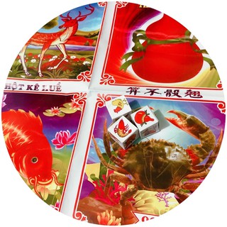 Bộ đồ chơi Bầu Cua hột đẹp dễ lắc