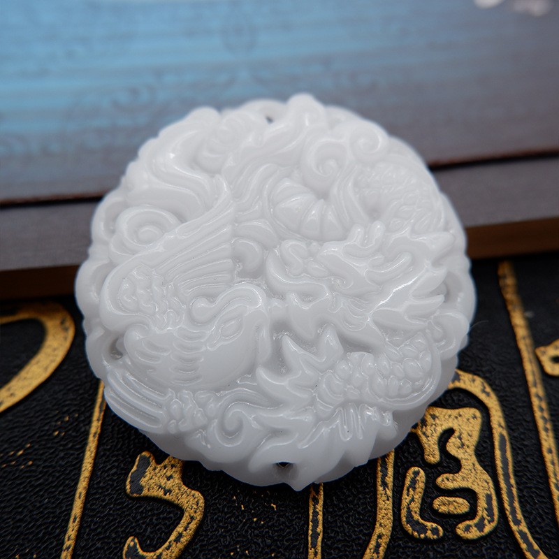 Miếng đá mặt ngọc bằng Nhựa Resin các kiểu làm ngọc bội trang sức đeo Cổ Trang- Phụ kiện nguyên liệu thủ công