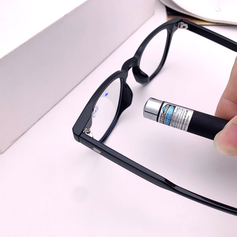 Gọng kính dẻo Lutto giả cận làm cận nhựa tr90 kèm hộp