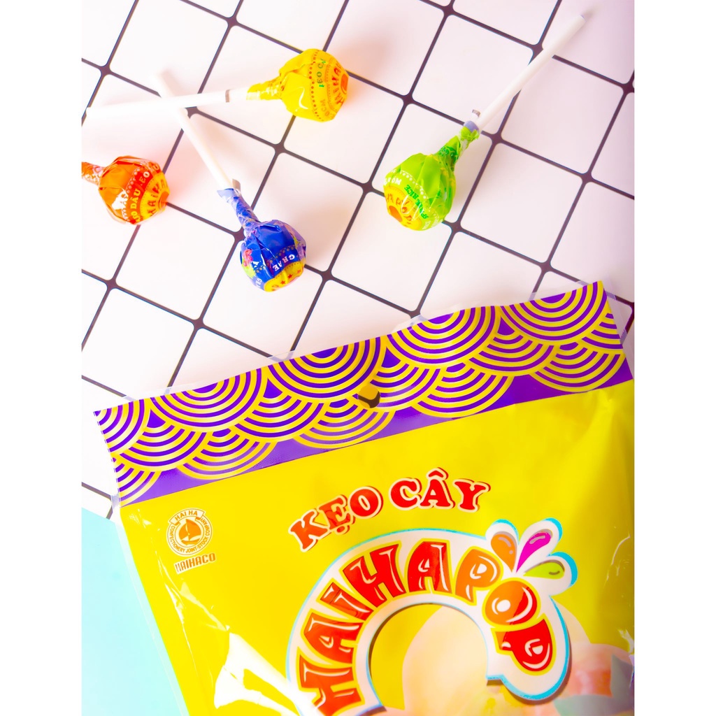 Kẹo Mút HẢI HÀ Hương Trái Cây Vị Tự Nhiên