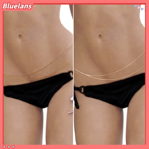 Xích đeo hông thiết kế đơn giản quyến rũ cho nữ khi mặc bikini độc đáo