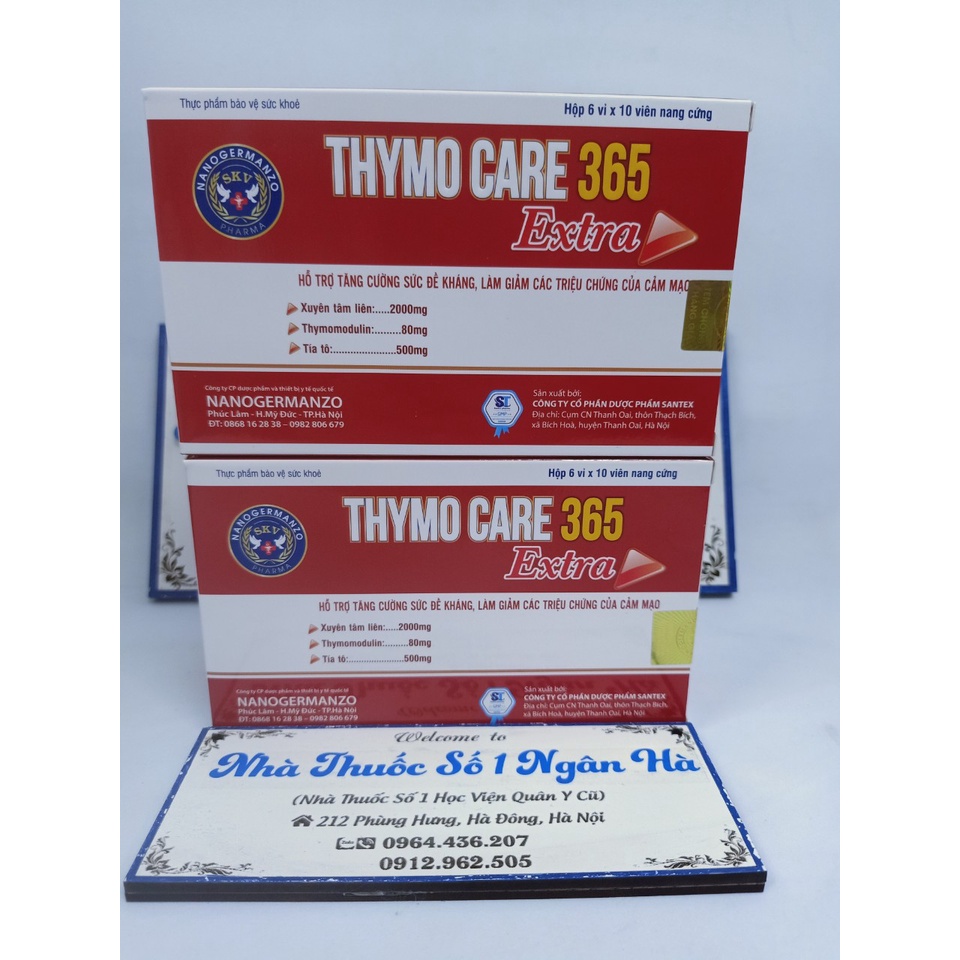 Thymo care 365 Extra - Viên uống tăng cường sức đề kháng