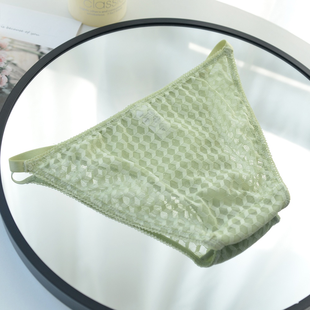 Quần Lót Cotton Lưng Thấp Mềm Mại Phối Ren Họa Tiết Sọc Caro Nhiều Màu Gợi Cảm Cho Nữ | BigBuy360 - bigbuy360.vn