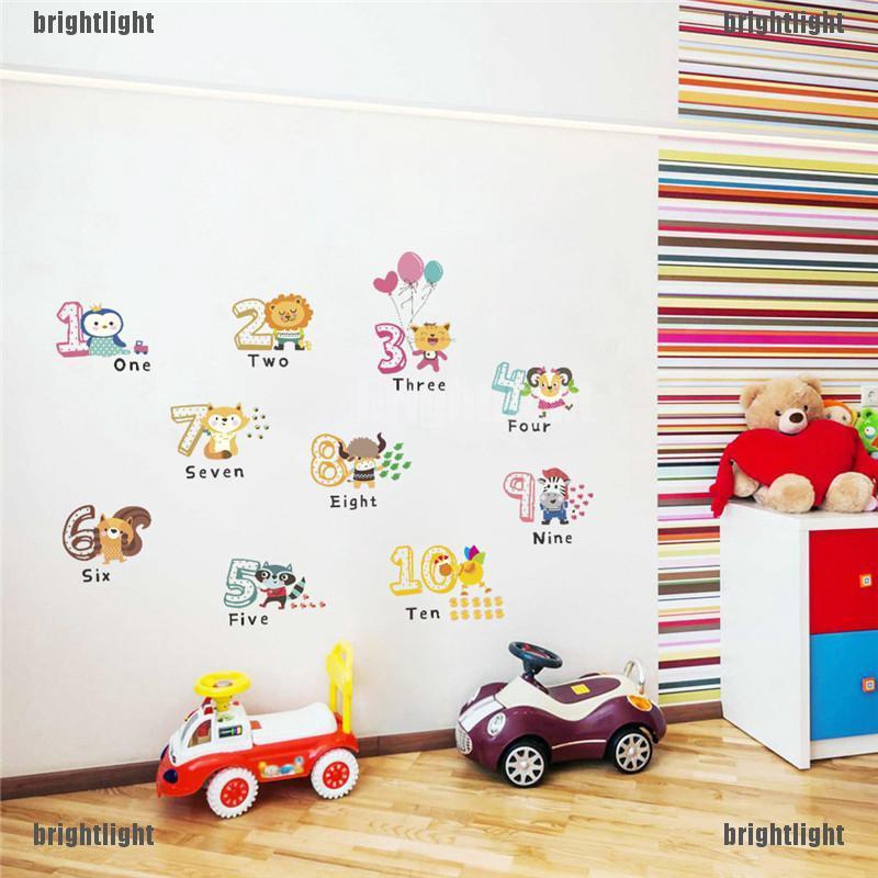 Bộ Decal Dán Tường Hình Chữ Cái Tiếng Anh Dễ Thương
