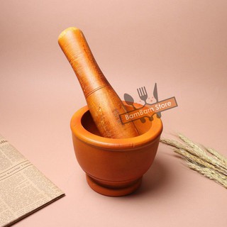 Bộ chày cối gỗ cao cấp