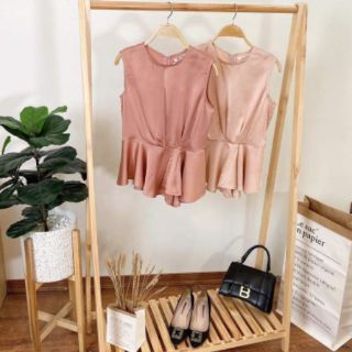 Áo BSK peplum nhún ly eo