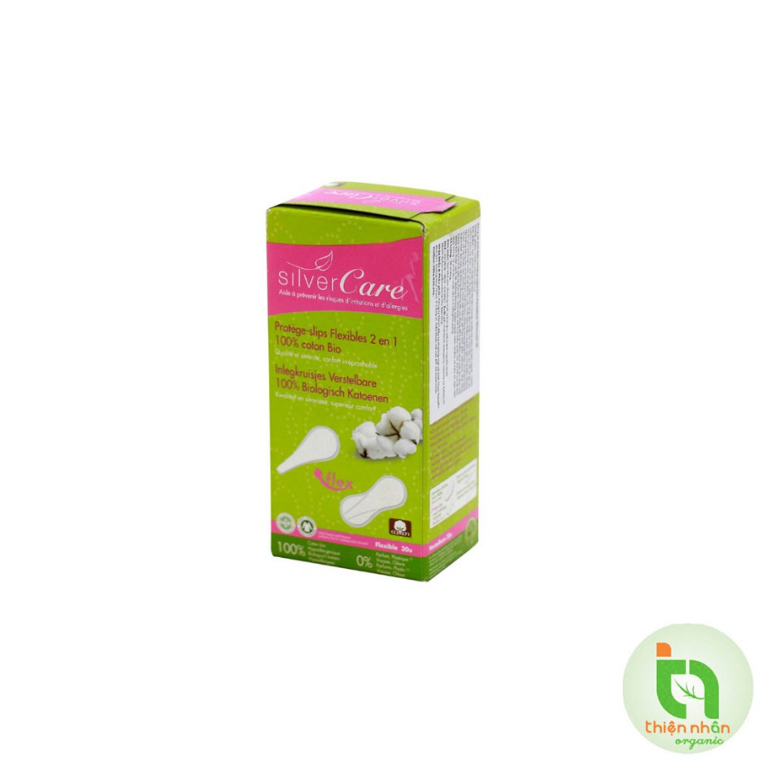 Băng vệ sinh hữu cơ hàng ngày Flex Pantyliner Silvercare 30 miếng