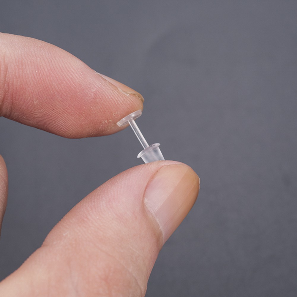 Set 50 chấu nhựa thay thế cho khuyên tai