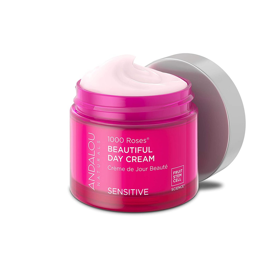 Kem dưỡng ngày Andalou Naturals 1000 ROSES BEAUTIFUL Day Cream cho da siêu nhạy cảm