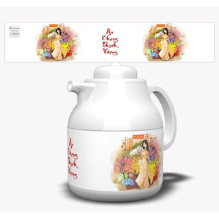 Phích trà 1,3L Rạng Đông. [ 6 lớp cách nhiệt] . RD 1055 ST