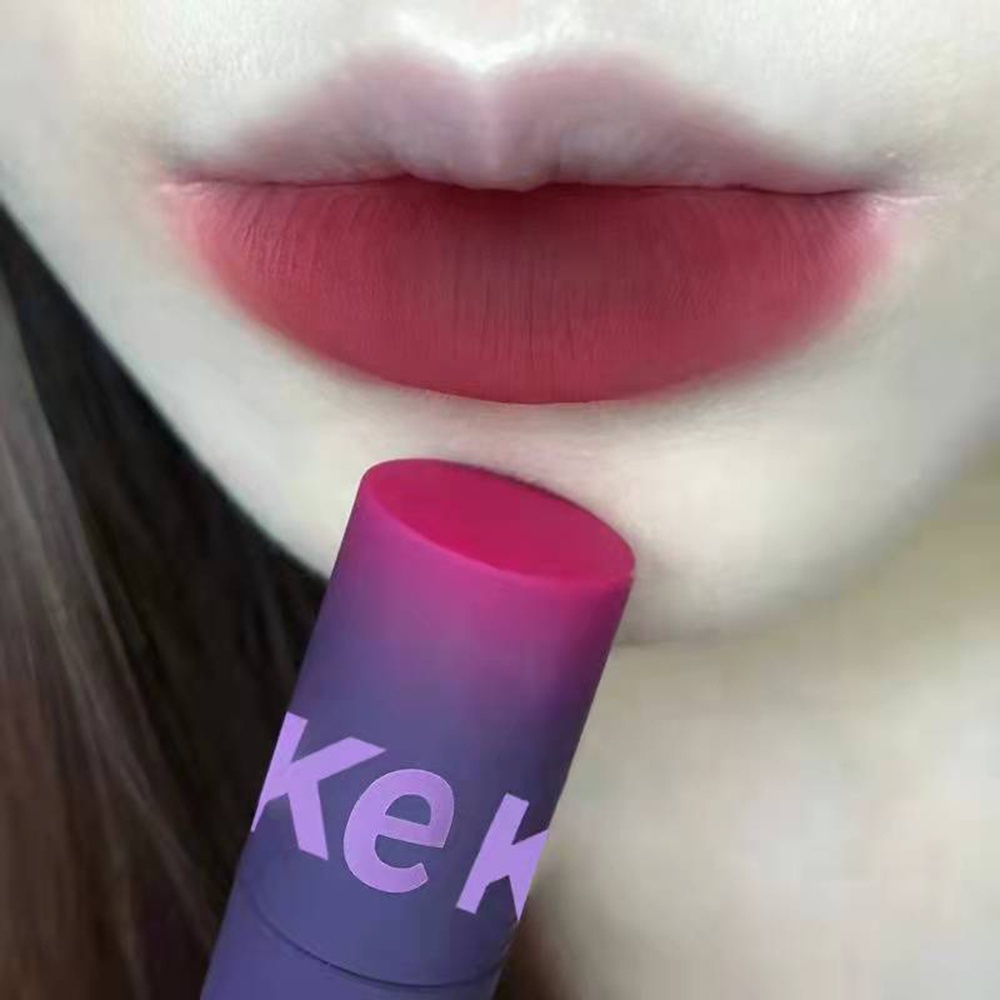 Son Kem Lì Hiệu Qibest Cho Màu Mượt Mà Lâu Trôi Kháng Nước Và Dưỡng Ẩm Môi Với 8 Kiểu Màu Tùy Chọn