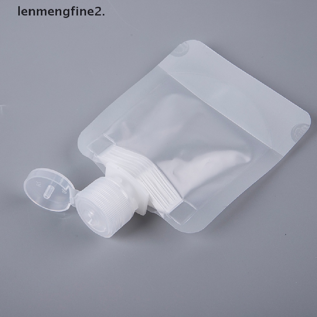 Set 5 túi lưu trữ các dung dịch mỹ phẩm di động tiện dụng khi đi du lịch