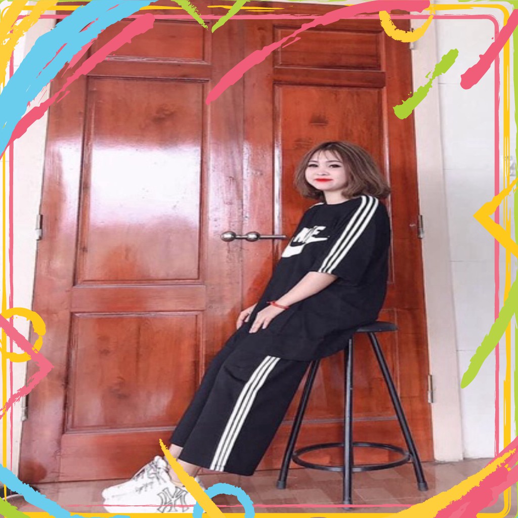 Quần thể thao ba sọc rộng