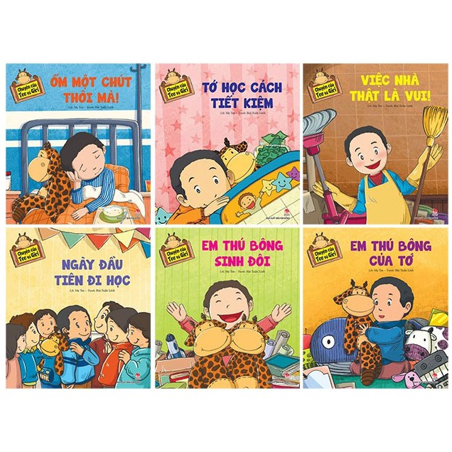 Combo Sách - Chuyện Của Tee Và Giri ( 6 Quyển ) - Nxb Kim Đồng - Chanchanbooks