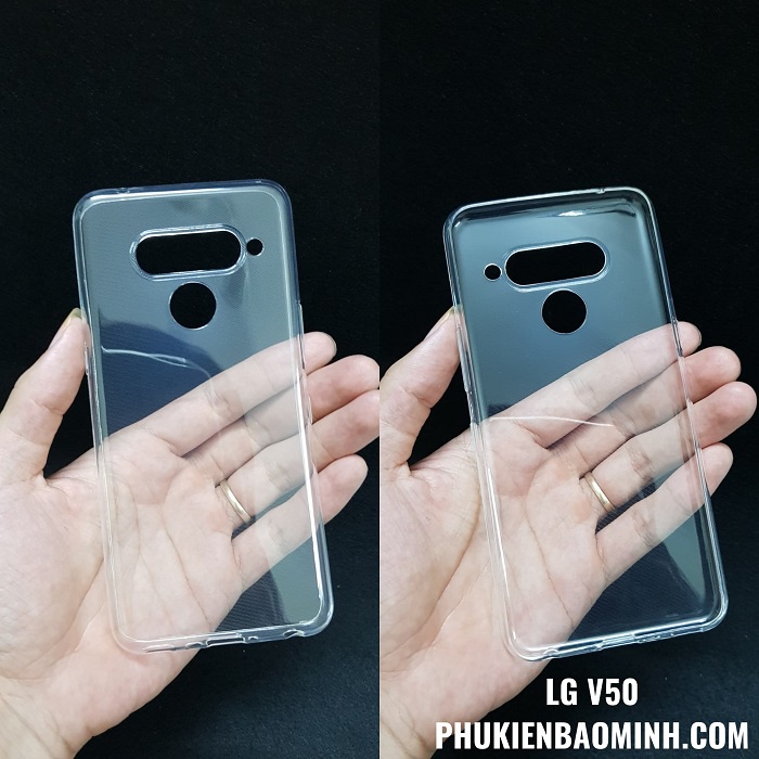 Ốp Lưng Silicon Trong Suốt Cho LG V50 ThinQ
