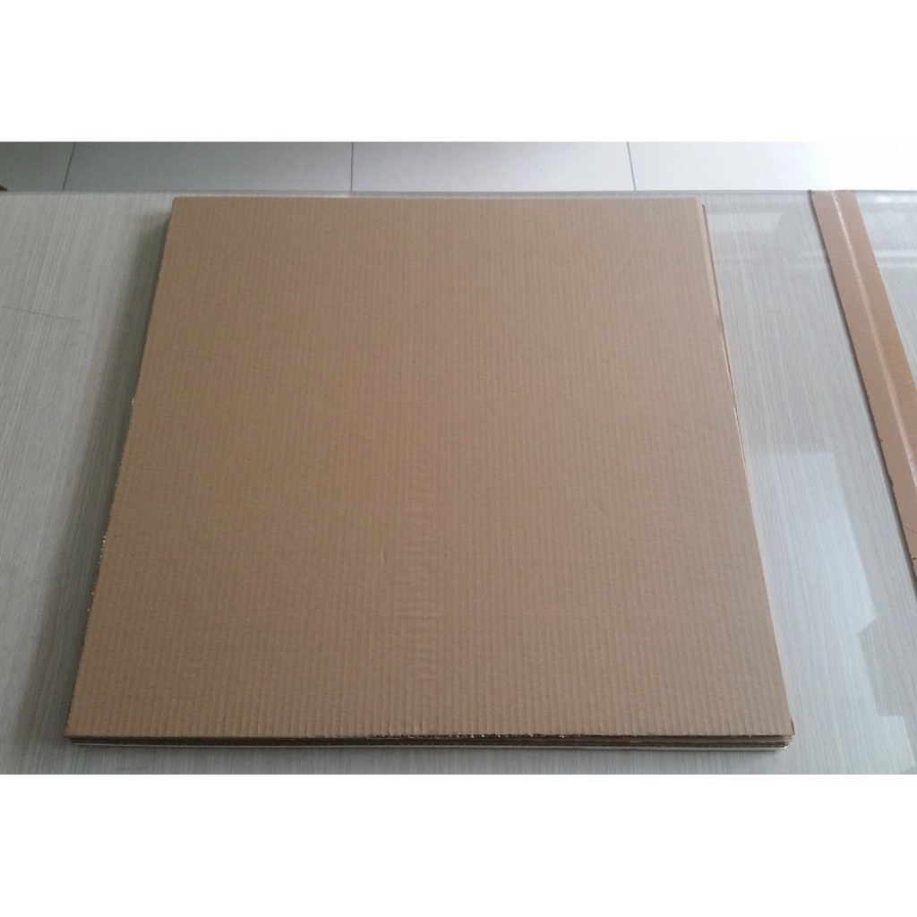 Khố 50x50cm Combo 12 tấm giấy carton các-tông 3 lớp dày 3mm làm mô hình, đóng thùng, trang trí ( VA124x3 ) - Luân Air