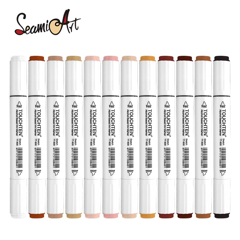 Marker pen seamiart double-ended marker 12/24 colors